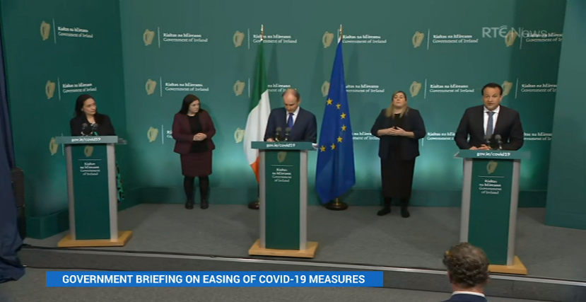 Speech Michael Martin and Leo Varadkar by RTE